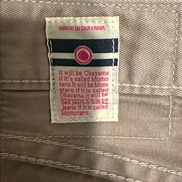 Momotaro Light Brown Flat Front Shorts - Picture 2 of 6